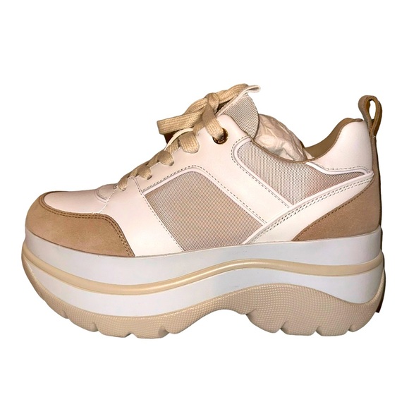 193 Preloved Michael Kors Felicia Trainer Canvas - Picture 4 of 4